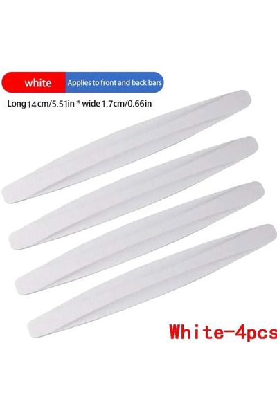 Choice white-4 Anti-Collision Patch Car Bumper Guard Strip Anti-Scratch Bumpe...