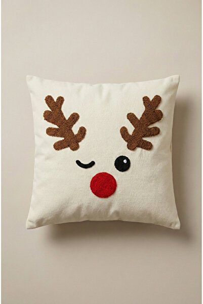 Maharat غطاء وسادة مزخرف لعيد الميلاد ورأس السنة الجديدة