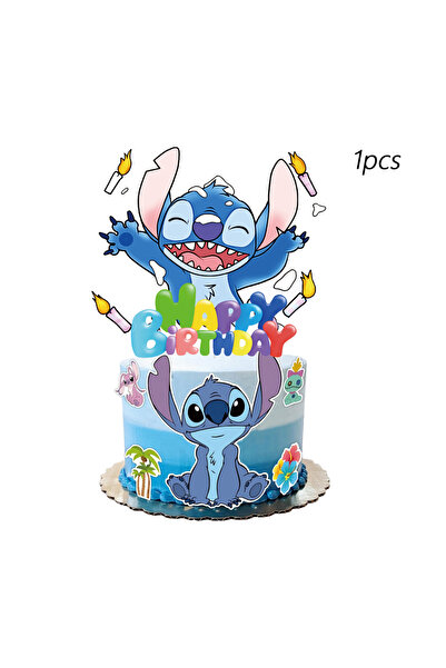 Miniso قطعة واحدة من زينة كعكة مزينة بغرزة، زينة كب كيك، زينة عيد ميلاد مزينة...