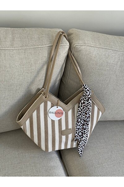 BAGLOVİS GEANT DE UMĂR FEMEI DETALIAT FULAR Pânză UZN18 EN42