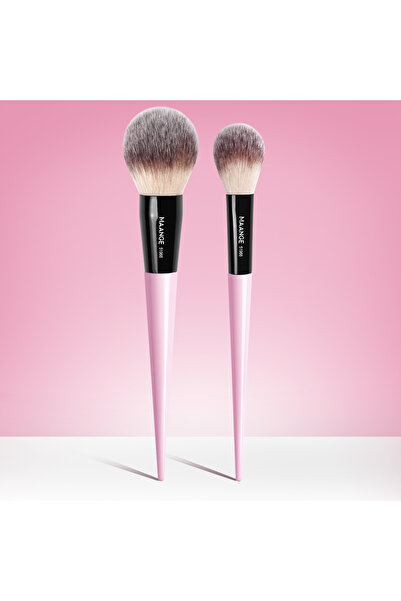 Choice Pink MAANGE 2pcs Power Makeup Brushes Premium Soft Synthetic Hair for ...