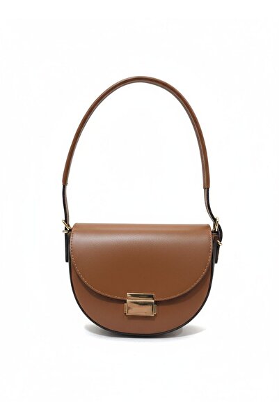 Heybe shop Kadın Gold Toka Detaylı Ayarlanabilir Askılı El ve Omuz Çantası