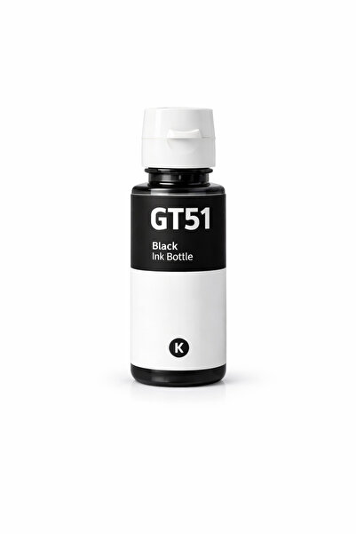 HP GT51XL Siyah Muadil Mürekkep | Yüksek Baskı Kalitesi