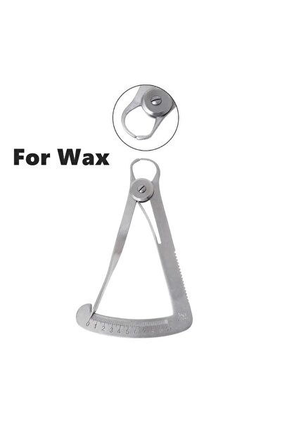 Choice مقياس سمك شمع الأسنان، أداة قياس من الفولاذ المقاوم للصدأ لشمع الأسنان...