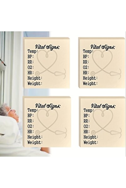 Choice 4pcs 1/2/4pcs Nurse Sticky Notes - Daily Monitoring Notebook，Patient H...