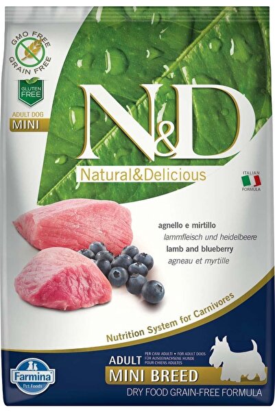 N&D Nd Prime Kuzu Etli Mersini Adult Mini Tahılsız Köpek Maması - 7 kg