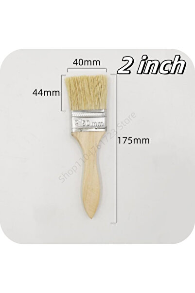 Choice 5Pcs wood-2 inch 5Pcs Excellent Quality Paint Brush Wooden/Plastic Han...