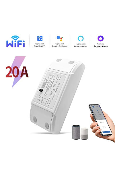 GGBEE 20A WiFi Cozylife Smart Switch 10A/16A/20A Breaker Module Wireless Remo...