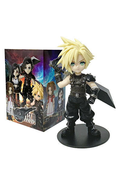 BANDAI مجسم شخصية أنمي نهائية مع صندوق، مقاس 11-12 سم، لعبة فانتسي 7، نسخة أن...