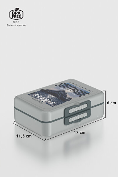 Renga Tondo South Side Desenli PP Beslenme Kabı 192012 Gri