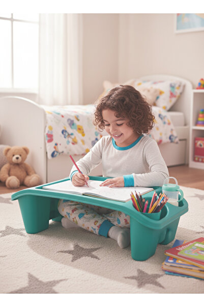 Saban Çok Amaçlı Plastik Hobi Masası ve Laptop Sehpası - Sağlıklı Çalışma içi...