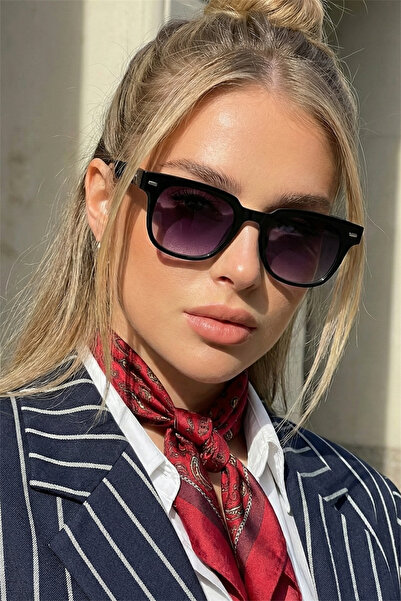 Eyesofia روينا نظارة شمسية سوداء للجنسين