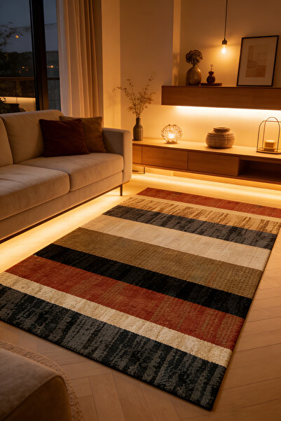 Generic GOOTOY Warm Luxurious Modern Printed Rectangular Anti-Slip Carpet Pol...
