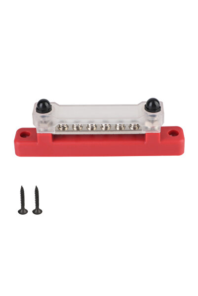 Choice موزع طاقة كهربائي أحمر من إلكترو جانكشن، 6 منافذ، مناسب للقوارب والشاح...