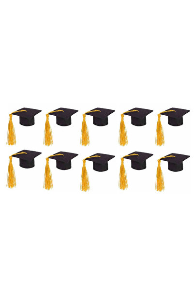 Choice ١٠ قطع من أغطية زجاجات صغيرة صفراء اللون، ١٠ قطع من أغطية الكب كيك الإ...