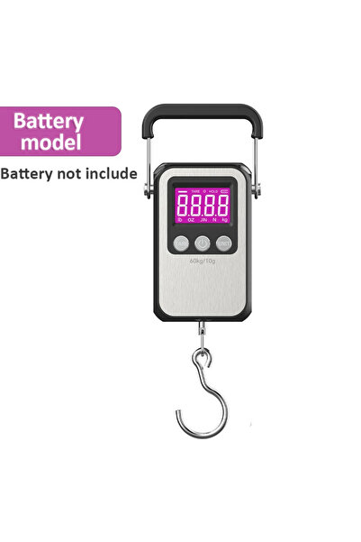 Choice ميزان رقمي محمول WH-A35 يعمل بالبطارية، سعة 60 كجم ودقة 10 جم، ميزان إ...