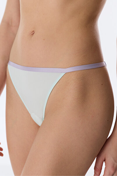 Penti Water Green Micro Lace Brazilian Panties