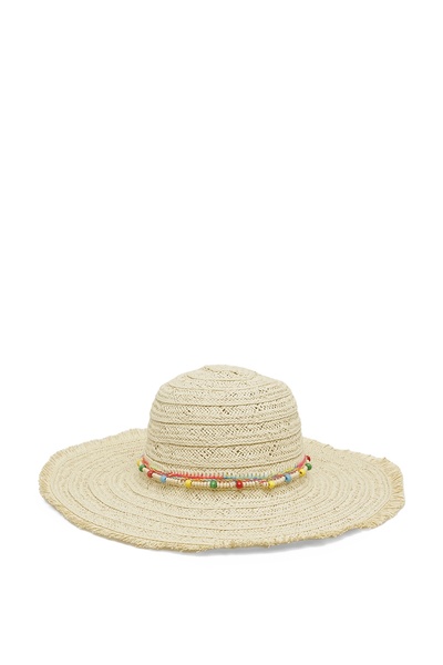 Butigo MARAKESH STRAW HAT-W 4FX Bej Kadın Hasır Şapka