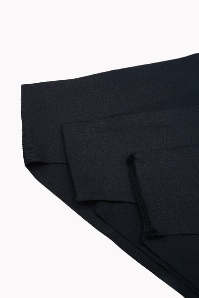 NBB Siyah 3lü Lazer Kesim İz Yapmaz Basic Külot