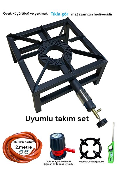 Orgaz Sanayi tipi canavar profil tüplü yer ocak 2,mt hortum dedantör setli vo...