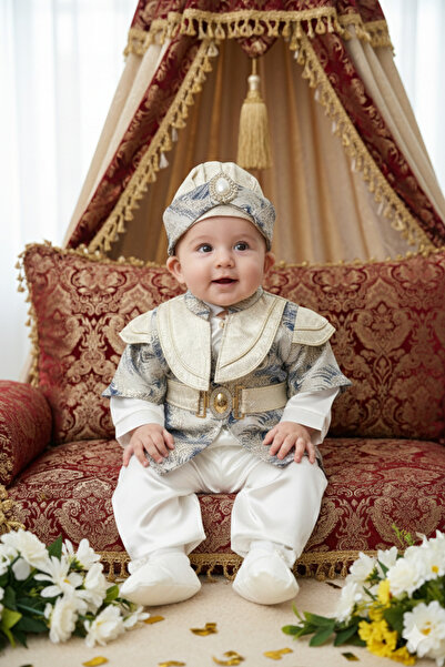 Genel Markalar Harry&millie Erkek Bebek Mevlütlük Şehzade Sünnetlik Sünnet Kı...