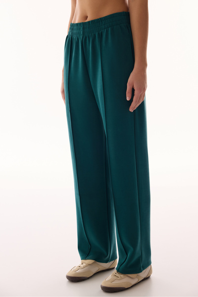 Penti Turquoise High Waist Straight Leg Modal Pants