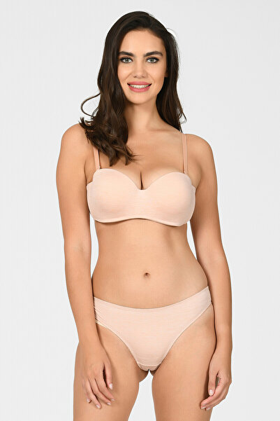 NBB Σετ σουτιέν και εσώρουχα σε ροζ μελανζέ