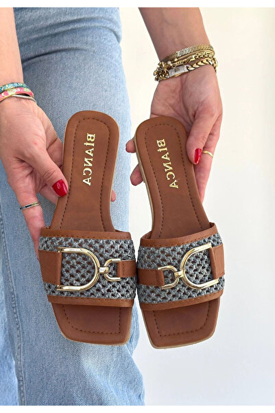 ARMÜZ Pier Tan Skin Slippers