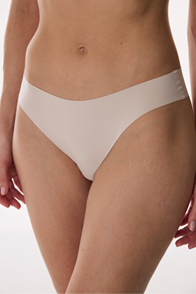 Penti Ceramic Beige Invisible Laser Cut Slip Panties