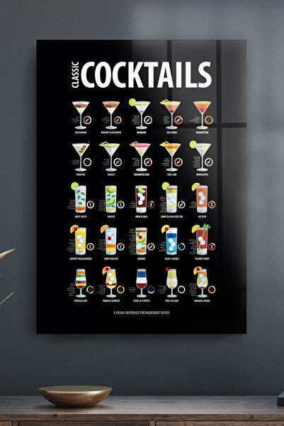 Decovetro Κοκτέιλ με γυάλινο πιάτο