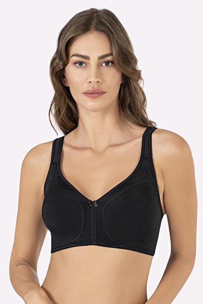 NBB Black Battal Double Micro Gathering Bra