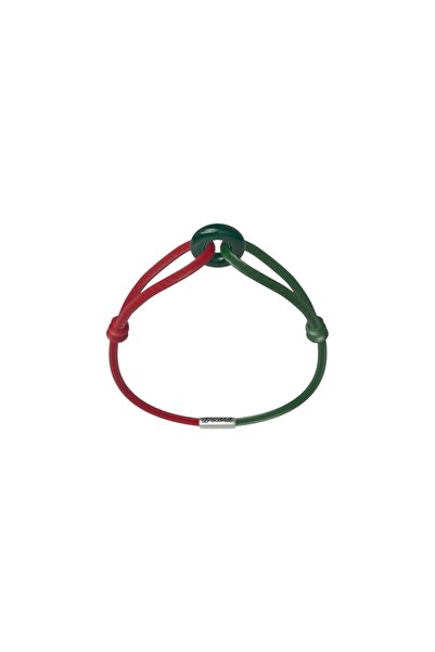 Wecord London Morocco حمرا_وخضرا# Cord Bracelet