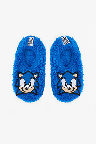 Penti Lacivert Erkek Çocuk Sonic Kaymaz Tabanlı Ev Patiği