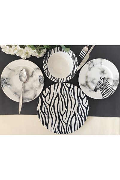 BİEV Blue Verona 24 Prç Yemek Takımı