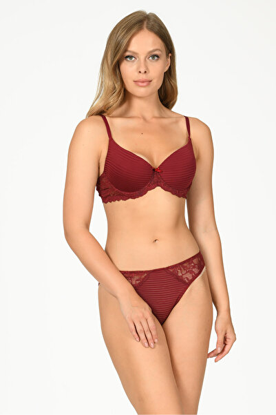 NBB Σετ σουτιέν με ελαφριά υποστήριξη Burgundy Harmony
