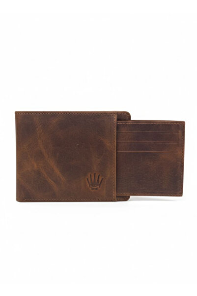 WATCHOFROYAL Swan Crazy Taba Hakiki Deri Cüzdan Kartlık