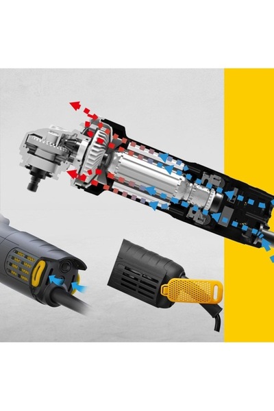 Cat DX37P 750Watt 115mm Profesyonel Avuç Taşlama + 5 Adet Metal Kesme Taşı