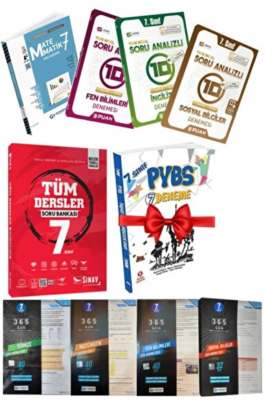 Sınav Yayınları Puan Yayınları 7. Sınıf Deneme Sınavları Sınav 7. Sınıf Tüm D...