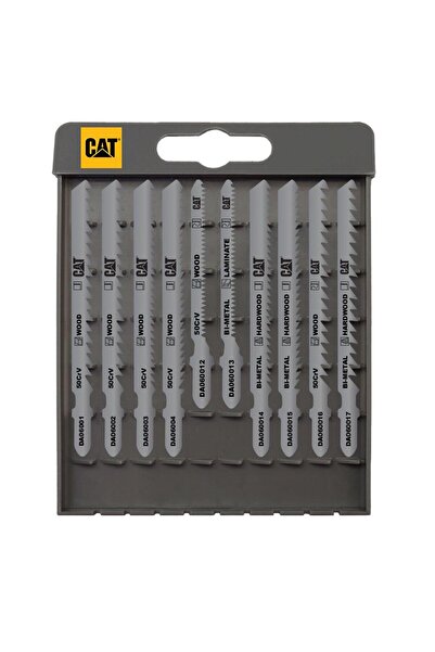 Cat DA06903 10 Parça Profesyonel Metal/Ahşap Hassas/Kaba Kesim Dekupaj Tester...