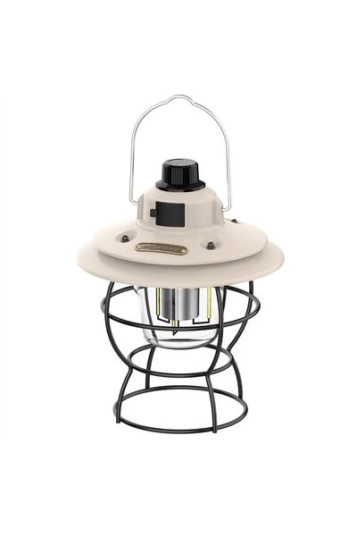 Powermaster PM-16042 Retro Nostaljik Şarjlı Kamp Lambası Filament + SMD Ledli