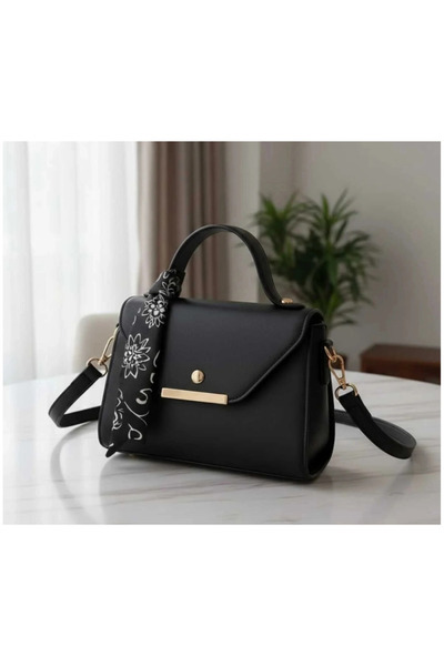 Mojeva Karia Μικρού Μεγέθους Τσάντα Ώμου & Χειρός με Κάλυμμα από Τεχνητό Δέρμ...