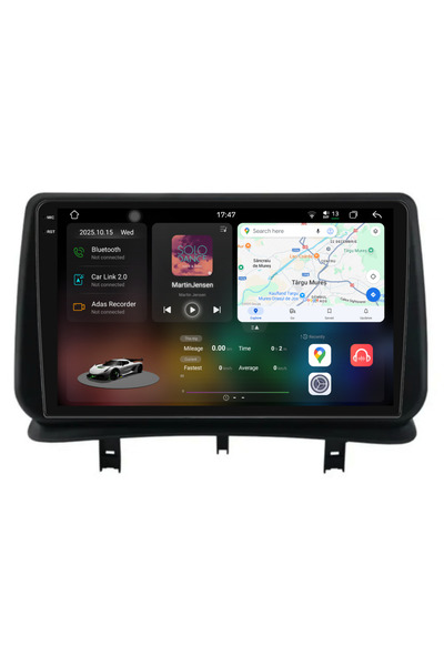 NavStore Navigatie Android Dedicata Renault Clio 3 (2005-2014), 2K, 12Gb Ram,...