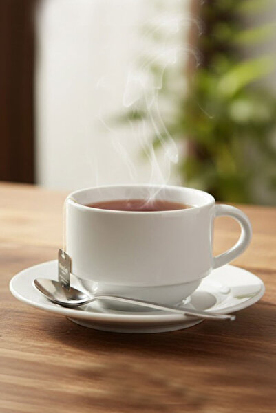 Güral Porselen Eo023c Ent Otel Tabaklı Çay Fincanı 170 Cc 1 Adet