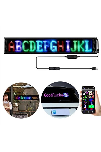 Powermaster PM-23823 12X98cm Kayan Yazı Led Tabela