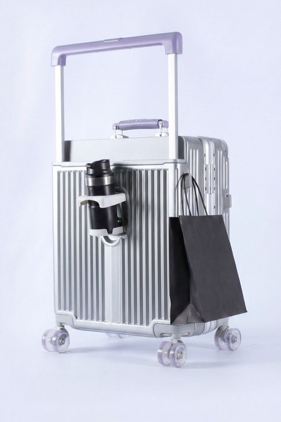 Zeplin Boxy PC Policarbon Kabin Boy Valiz Silver-Mor