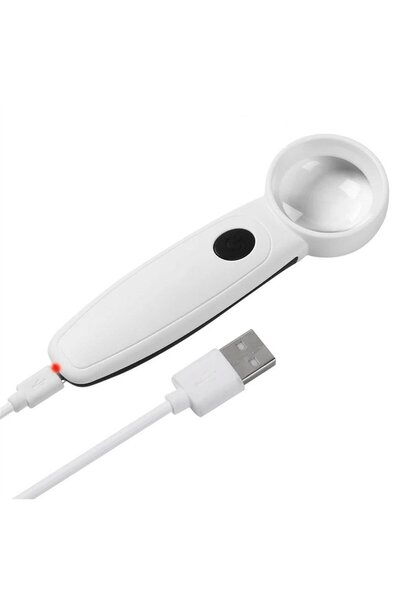 Powermaster عدسة مكبرة مزودة بإضاءة LED USB