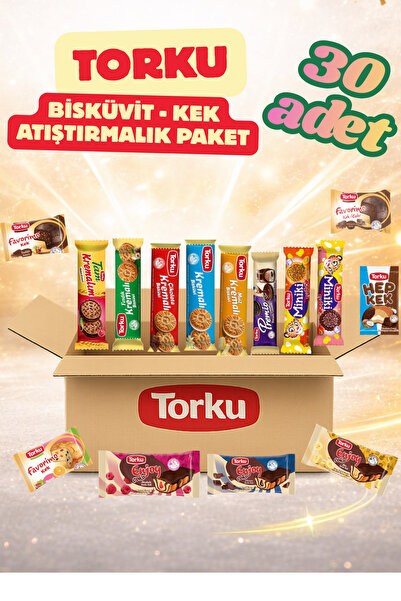 Torku Bisküvi-Kek Karışık Paket 30 adet