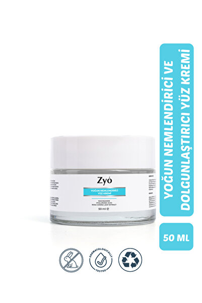 Zyo Yoğun Nemlendirici Aydınlatıcı ve Dolgunlaştırıcı Yüz Kremi 50 Ml ( Hyalu...