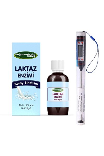 Doğadan Bizim Laktaz Enzimi 20 ml + Gıda Termometresi