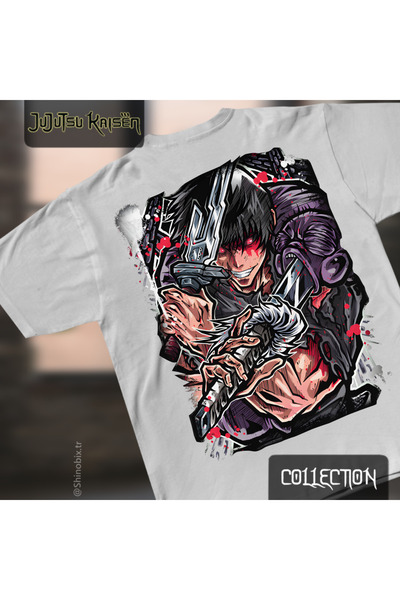 SHINOBIX Jujutsu Kaisen Toji Sorcerer Killer Printed Oversize T-Shirt